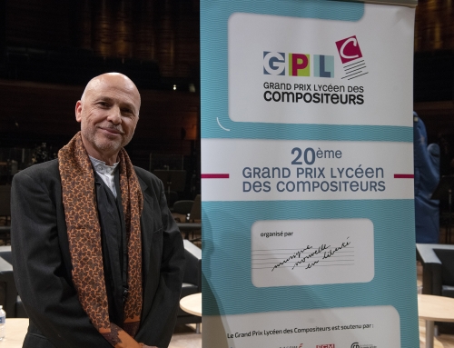 Grand Prix Lycéen des Compositeurs 2019Patrick Burgan wins the Professor’s Prize20th GPLC – 4th april – Radio-France